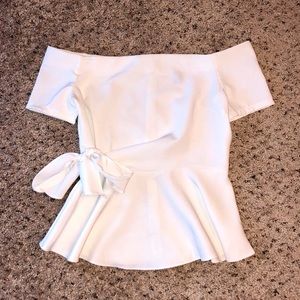 Forever 21 — off shoulder white top